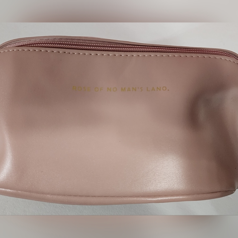 Rose of No Man’s Land Zipper Makeup Pouch Travel Bag NWOT